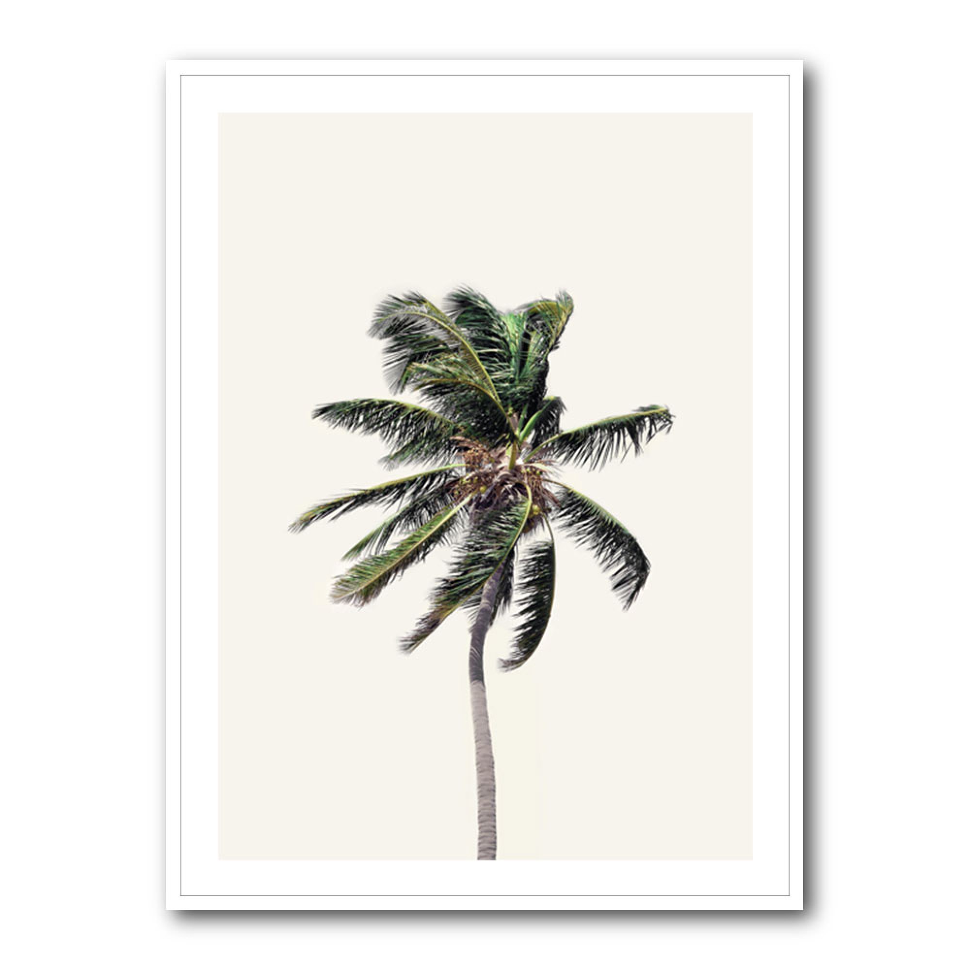 Windy Palm Tree Wall Art